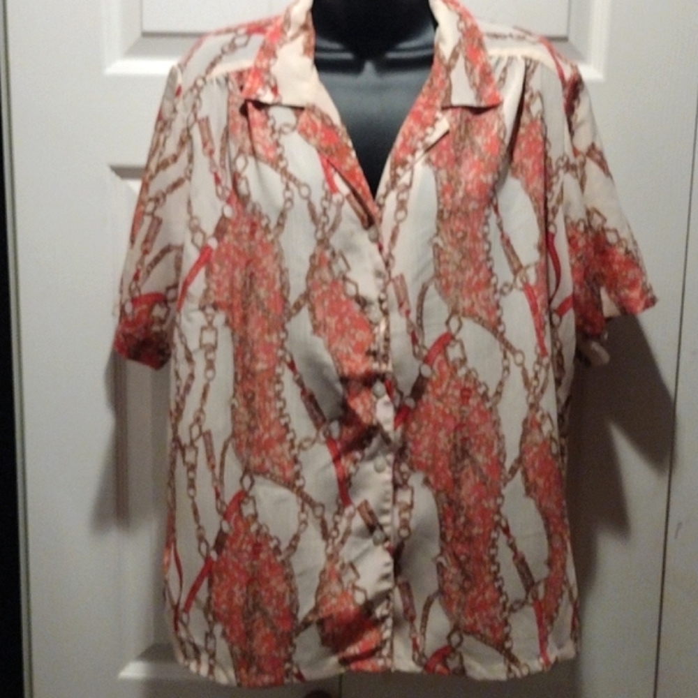 Vtg. Donn Kenny button down shirt  L